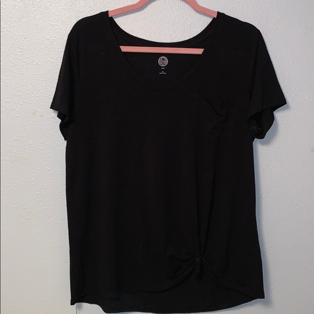 Black Pocket T-Shirt